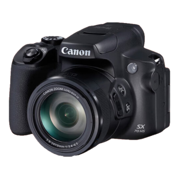 佳能（Canon）PowerShot SX70 HS 大变焦数码相机 4K视频短片 65倍长焦超远射便携式家用旅游高清照相机 礼包版