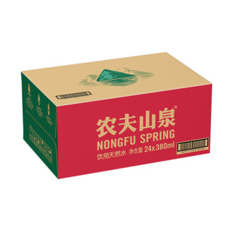 农夫山泉饮用水饮用天然水 380ml*24瓶/箱