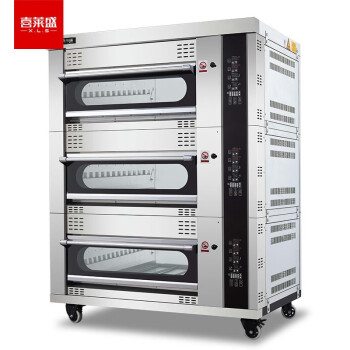 喜莱盛电烤箱商用三层六盘型专业烤炉蛋糕面包软包欧包烘炉蒸汽工程款XLS-3K6PQ