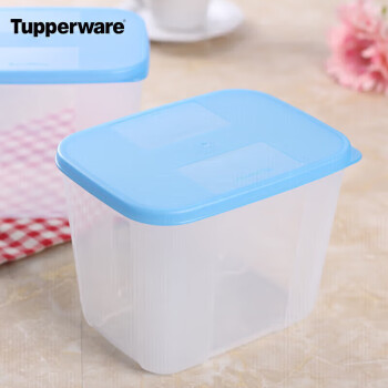 特百惠（Tupperware）冰箱冷冻保鲜盒1.2Lx2(颜色随机)食品级收纳盒家用密封储藏