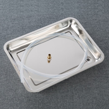 COKRSUPE不锈钢托盘大孔排水接头嵌入式中间茶盘接水盘大口径