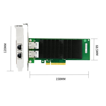 控端（adipcom）KD-123A intel万兆网卡X550双电口PCIEx4万兆双口10G以太网卡