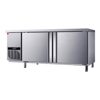 德玛仕(DEMASHI) 风冷无霜保鲜冷藏工作台 厨房卧式不锈钢操作台冰柜 纯铜管平冷工作台 1.2米全冷冻