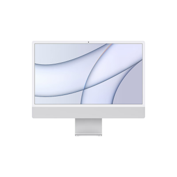 Apple/苹果iMac24英寸银色4.5K屏八核M1芯片(8核图形处理器)16G512GSSD一体式电脑主机【定制机】Z12R