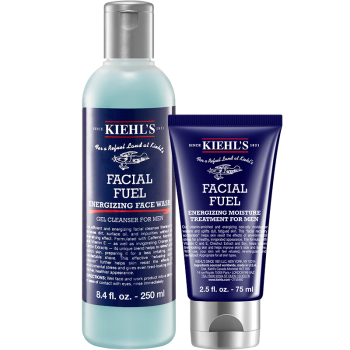 科颜氏（Kiehl's）男士保湿洁面250ml+乳液75ml 控油补水护肤品礼盒 生日礼物送男友