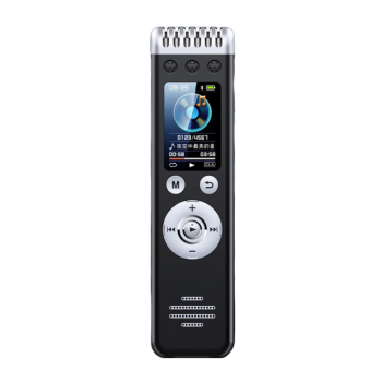 JNN录音笔Q88 16G 超长录音 高清降噪 可看视频图片电子书阅读 学习培训商务会议 MP3播放器 黑色
