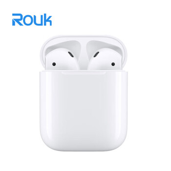 柔刻无线蓝牙耳机 主动降噪入耳检测无线充电超长续航 苹果安卓通用 Rillpods白色