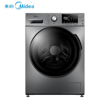 美的（midea）全自动滚筒洗衣机MD100VT55DG-Y46B洗烘一体机10公斤变频大容量带烘干 除螨除菌