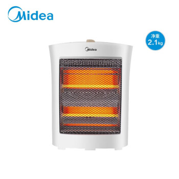 美的（Midea）取暖器 家用台式电暖器暖脚器 防烫远红外电暖气 NS8-15D