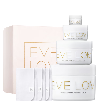 EVE LOM伊芙珑蛋糕礼盒（卸妆膏20ml+50ml+100ml+200ml+玛姿林棉布*3）