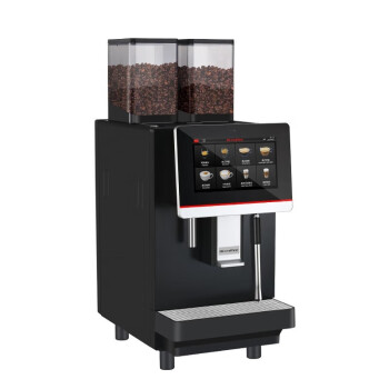 咖博士全自动商用咖啡机双豆仓一键冷热奶沫自动清洗高速出杯 F3-HT