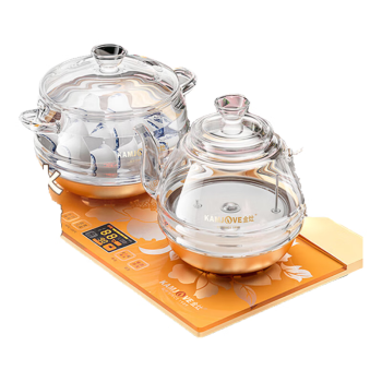 金灶（KAMJOVE）自动上水电茶炉电茶壶 功夫泡茶壶电茶壶玻璃自动茶具套装