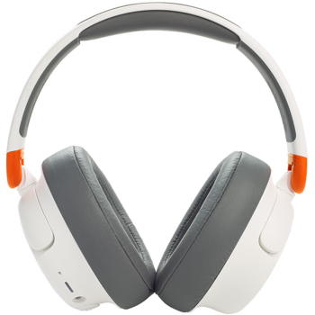 JBL JR460NC 头戴式降噪蓝牙耳机 益智沉浸式无线大耳包玩具英语网课听音乐学习学生儿童耳机 珍珠白