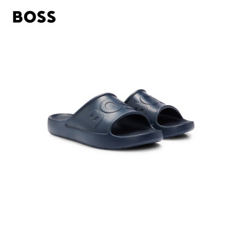 BOSS【礼物】 男士2024夏季新款装饰带条轻盈 EVA 拖鞋