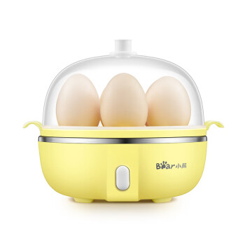 小熊  煮蛋器 家用早餐迷你机蒸蛋器一键式单层可煮5个蛋 ZDQ-B07T2  黄色   单位：台