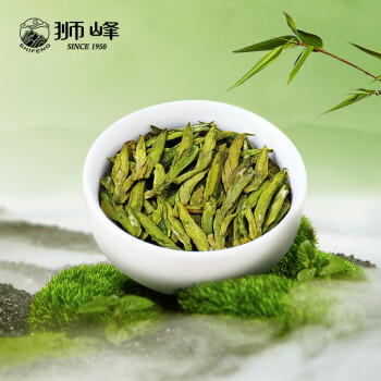 狮峰牌绿茶西湖龙井沁字明前特级春茶茶叶50g 2024新茶上市罐装礼盒