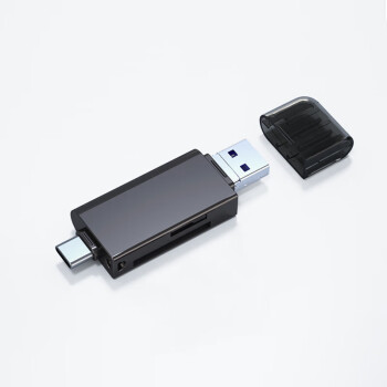 DM大迈 USB/Type-C/lightning三合一接口读卡器 支持TF/SD卡 安卓苹果手机电脑相机通用 CR023