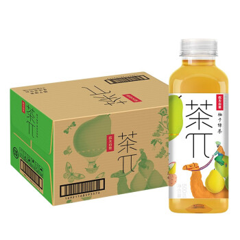 农夫山泉茶π（茶派）茶饮料 柚子绿茶500ml*15瓶 整箱装
