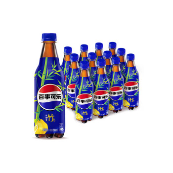 百事可乐 Pepsi 太汽系列 白柚青竹味 汽水 碳酸饮料 500ml*12瓶 百事出品
