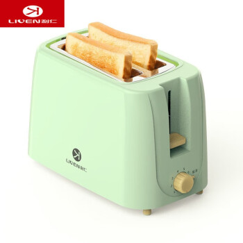利仁（Liven）多士炉烤面包机ZCJ-DS801家用多功能面包片机小型三明治早餐全自动烤吐司机 ZCJ-DS801元气绿