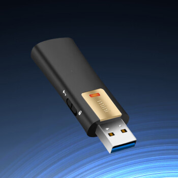 禾联 USB3.2 U盘 黑色 防误删 高速读写 64GB