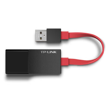 普联（TP-LINK）TL-UF210 百兆USB转网线接口 电脑外置有线USB网卡USB转Rj45口转换器  红色