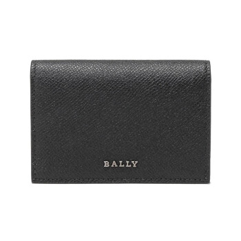 巴利（BALLY） 男士短款黑色蓝色小牛皮钱包 6303079均码