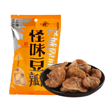 老城隍庙怪味豆蚕豆上海特产零食小吃休闲零食200g*2袋 