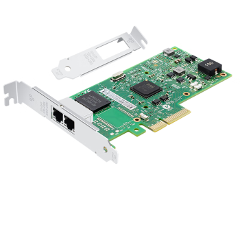 EB-LINK intel I350AM2芯片PCI-E X4千兆双口服务器网卡I350-T2电口机器视觉工业相机