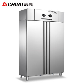 志高（CHIGO）消毒柜商用 热风循环立式双开门单位厨房食堂餐饮具碗筷柜 高温二星级大容量保洁柜 RTP620-1D