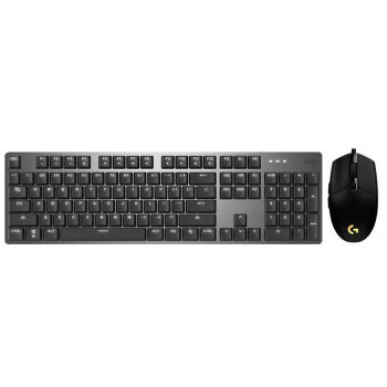 罗技（Logitech）K845有线机械键盘 电竞外设 全尺寸104键 TTC轴 机械键盘有线  办公游戏键鼠套装