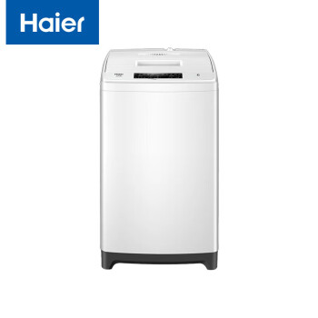 海尔（Haier）全自动波轮洗衣机 8公斤 双水位漂甩二合一桶自洁智能称重 出租房宿舍公寓 XQB80-M1269G