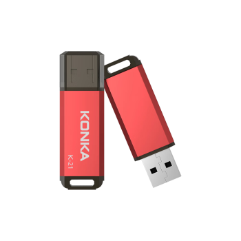 康佳（KONKA）16GB USB2.0 U盘K-21红色 招标投标小容量电脑车载办公U盘