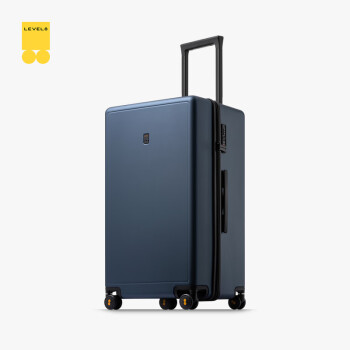 地平线8号（LEVEL8）行李箱密码托运拉杆箱26英寸托运箱 科思创PC箱体男女旅行箱 蓝色
