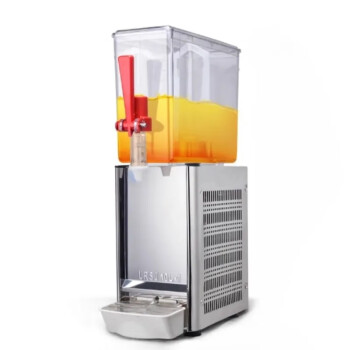 北府单缸饮料机商用冷饮机双温果汁机搅拌机自助餐厅饮料机   深灰色