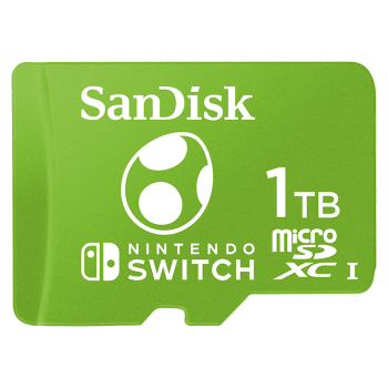 闪迪（SanDisk）1TB TF（MicroSD）内存卡 U3 4K高清视频 游戏存储卡 读速100MB/s Nintendo Switch任天堂授权