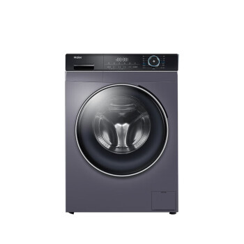 海尔洗衣机全自动滚筒10公斤一级变频家用双喷淋洗烘 XQG100-HBD12206【洗烘一体】