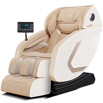 奥克斯（AUX）按摩椅家用SL711香槟金 智能3D全身全自动多功能太空舱按摩沙发椅子 送妈妈 送父亲 礼物