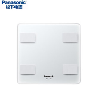 松下（Panasonic）体脂秤EW-FA27家用智能电子秤体重秤精准测量16项人体数据测量EW-FA27W100白色