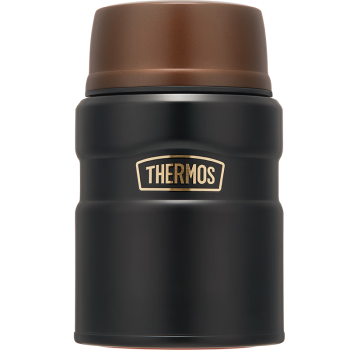 膳魔师（THERMOS）焖烧杯焖烧壶520ml大容量316钢保温饭盒保温桶罐子TSK2-520S BK