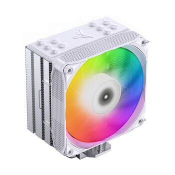 乔思伯（JONSBO）PISA A5白色ARGB 塔式CPU散热器（FDB轴承/高效5热管/PWM风扇/幻彩神光同步/附硅脂）