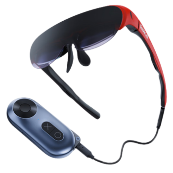 ROKID Air若琪智能AR眼镜station红色套装 3D游戏电影DP直连ROG掌机iPhone15系列和Mate60 非VR一体机