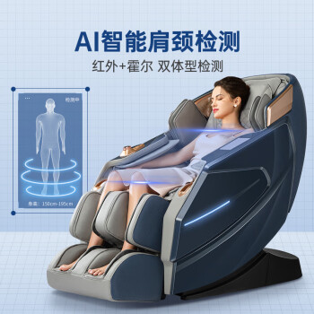 迪斯（双子机芯）按摩椅家用全身3D太空舱按摩椅加热电动按摩沙发椅A17L