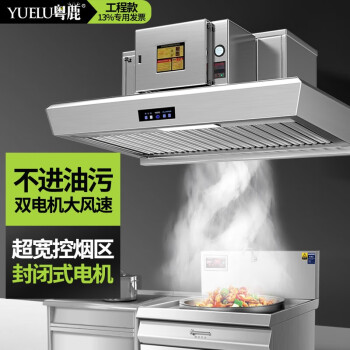 YUE LU LIVE粤鹿油烟净化器商用餐饮油烟净化一体机厨房商用饭店专用食饭堂后厨房设备专用全套吸油净化一体机7