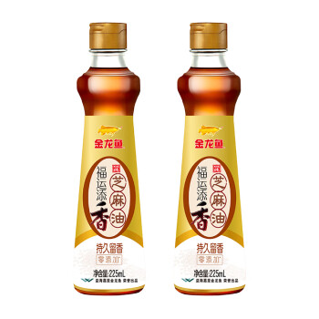 金龙鱼福运添香芝麻油-级225ml*2瓶