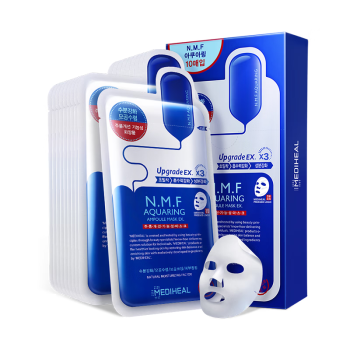 美迪惠尔（Mediheal）水润保湿面膜10片水库针剂补水男女适用护肤品