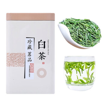 宋茶荟2023年新茶  安吉白茶珍稀绿茶 国家地理标志保护产品一级茶500g