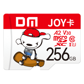 DM大迈 256GB TF（MicroSD）存储卡 JOY联名款 C10 A2 U3 手机电脑行车记录仪监控摄像头高速内存卡