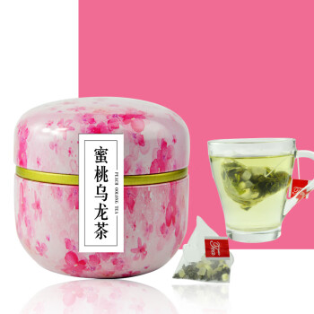 众智 蜜桃乌龙茶罐装3.5克*10包/罐 独立包装三角包冲泡茶 5罐起售