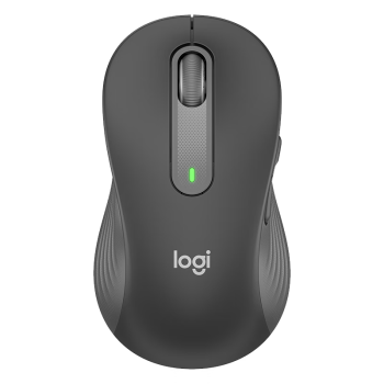 罗技（Logitech）M650 M无线蓝牙鼠标 轻音鼠标 办公家用鼠标 Logi Bolt USB接收器 中小手型 黑色 商用版